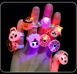 🎁 Hot Sale Promotion 49% OFF 🔥 Halloween 50Pcs LED glowing ring (Free Shipping)