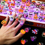 🎁 Hot Sale Promotion 49% OFF 🔥 Halloween 50Pcs LED glowing ring (Free Shipping)